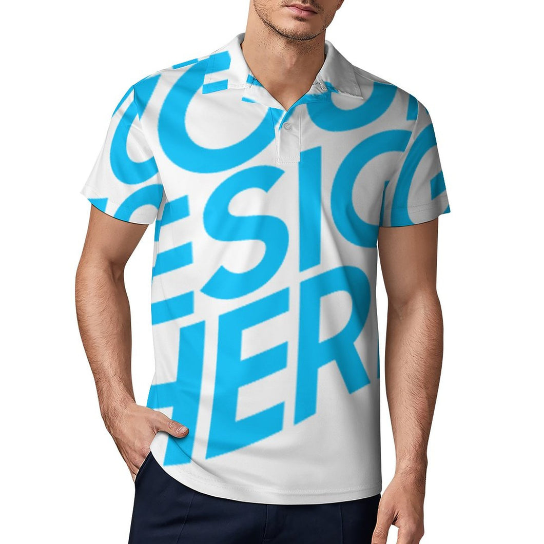 Einzelbilddruck Polo Shirt TSHIRT HT Männer / Herren mit Fotos Muster Text Logo selbst gestalten und bedrucken