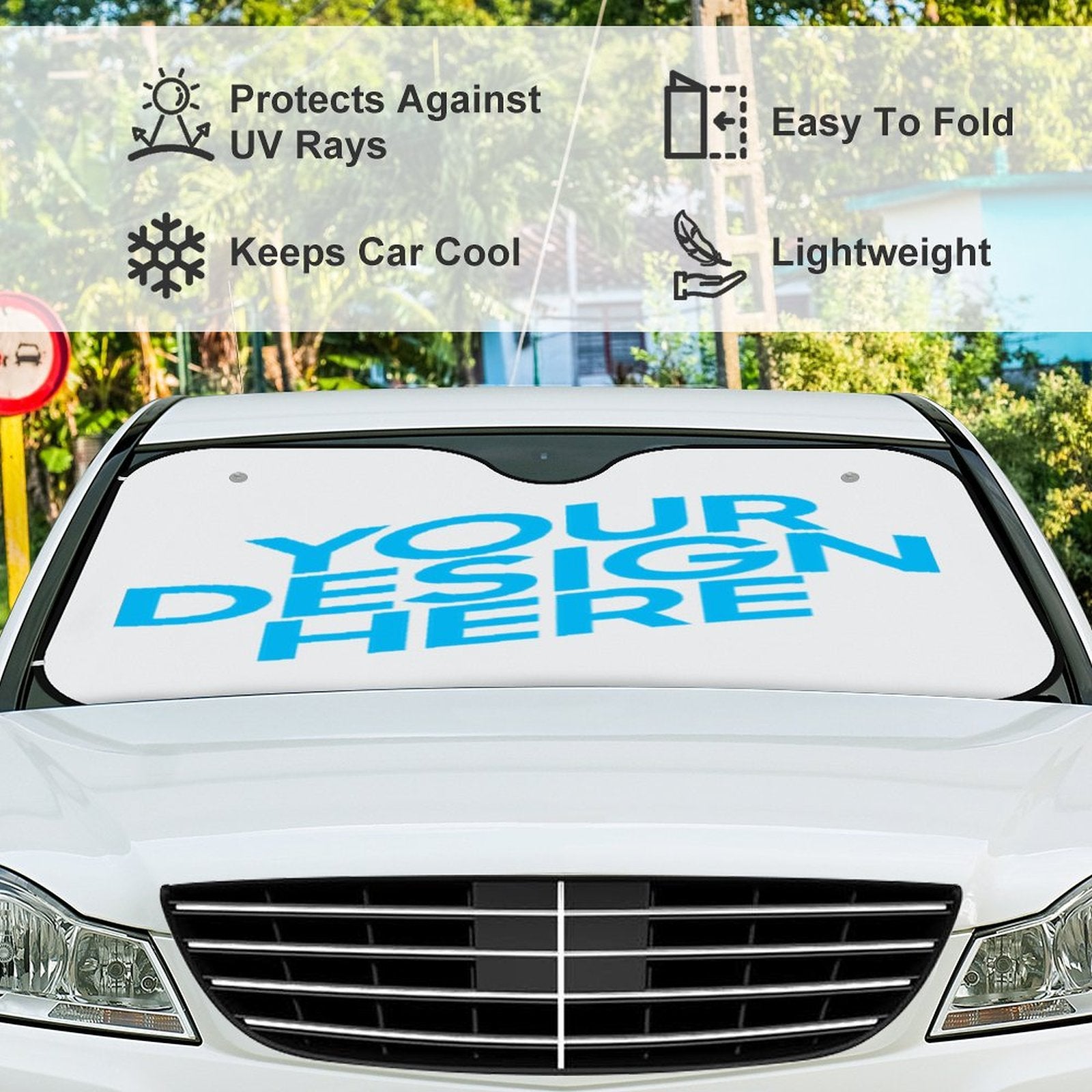 Kreative Design Auto Sonnenschutz Auto Fenster Shades für Hinten