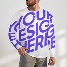 Lade das Bild in den Galerie-Viewer, Einzelbild-Design Männer Henleyshirt Langarm Shirt Rundhalsshirt mit Knopfleiste A37L mit Foto Design Motiv Text selbst gestalten und bedrucken
