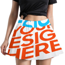 Lade das Bild in den Galerie-Viewer, Multi-Image-Druck Damen / Frauen Voll Druck Sommerlicher Hosenrock Kurz Mini Rock Elegant B550 mit Fotos Muster Text Logo selbst gestalten und bedrucken
