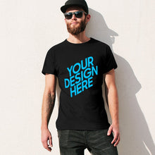 Lade das Bild in den Galerie-Viewer, Vorderseite-Druck Frontprint T-Shirt Kurzarm T-Shirt Print-Shirt Herren / Männer - selbst gestalten und bedrucken
