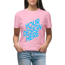 Lade das Bild in den Galerie-Viewer, Beidseitiger Druck Kurzarm-T-Shirts für Frauen selbst gestalten und bedrucken
