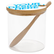 Lade das Bild in den Galerie-Viewer, Gewürzdosen Gewürzgläser aus Glas und Holz mit Foto Text selbst gestalten und bedrucken
