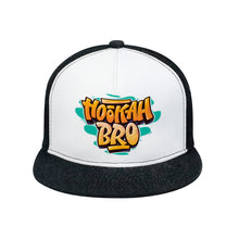 Lade das Bild in den Galerie-Viewer, Damen &amp; Herren Denim schwarz flache Gummi Baseballkappe selbst gestalten und bedrucken
