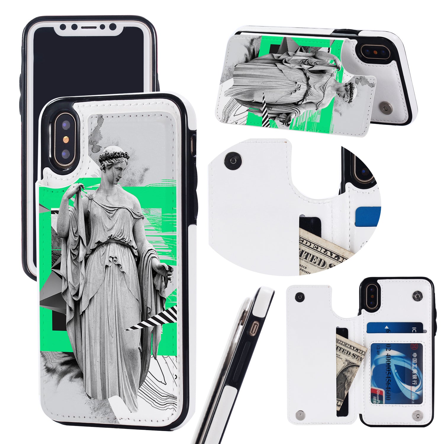 Apple Flip Hülle Handyhülle iPhone X / XS selbst gestalten und bedrucken