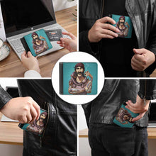 Lade das Bild in den Galerie-Viewer, Beidseitiger Druck Zweiseitige unterschiedliche Bilder Kurze PU Leder Geldbörse Geldbeutel Brieftasche mit Fotos Muster Text Logo selbst gestalten und bedrucken
