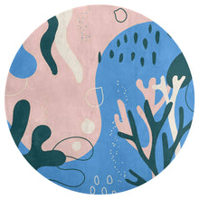 Lade das Bild in den Galerie-Viewer, Bodenmatte / Teppich ( Runde Form ) aus Korallensamt mit Foto selbst gestalten und bedrucken
