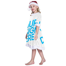 Lade das Bild in den Galerie-Viewer, Weihnachtskleid für Mädchen / Kinderkleidung für Kinder mit Foto selbst gestalten und bedrucken
