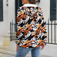 Lade das Bild in den Galerie-Viewer, Digitaldruck Jacke Kurzjacke Wendejacke Kurze Übergangsjacke Printjacke A537 für Damen Frauen selbst gestalten und bedrucken
