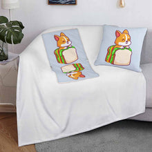 Lade das Bild in den Galerie-Viewer, (Druckteil zwei gleiche Bilder) doppelseitig bedruckte Kissen Wohndecke Flauschige Decke mit Fotos Muster Text selbst gestalten

