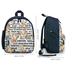 Lade das Bild in den Galerie-Viewer, Einfache Schultasche Schulrucksack für Kinder XB0604091 mit Fotos Muster Text Logo selbst gestalten und bedrucken
