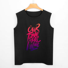 Lade das Bild in den Galerie-Viewer, Einseitiger Frontdruck Herren / Männer Muscle Shirt Tanktop Tank-Shirt mit Fotos Muster Text Logo selbst gestalten und bedrucken
