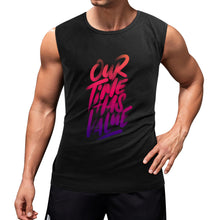 Lade das Bild in den Galerie-Viewer, Einseitiger Frontdruck Herren / Männer Muscle Shirt Tanktop Tank-Shirt mit Fotos Muster Text Logo selbst gestalten und bedrucken
