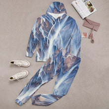 Lade das Bild in den Galerie-Viewer, Einzelbilddruck All Over-Druck Kapuzenpullover Trainingsanzug SET Jogginghose &amp; Hoodie Set 2 tlg. 4T03 Damen / Frauen mit Fotos Muster Text Logo selbst gestalten und bedrucken

