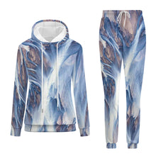 Lade das Bild in den Galerie-Viewer, Einzelbilddruck All Over-Druck Kapuzenpullover Trainingsanzug SET Jogginghose &amp; Hoodie Set 2 tlg. 4T03 Damen / Frauen mit Fotos Muster Text Logo selbst gestalten und bedrucken
