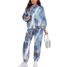 Lade das Bild in den Galerie-Viewer, Einzelbilddruck All Over-Druck Kapuzenpullover Trainingsanzug SET Jogginghose &amp; Hoodie Set 2 tlg. 4T03 Damen / Frauen mit Fotos Muster Text Logo selbst gestalten und bedrucken
