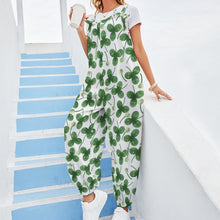 Lade das Bild in den Galerie-Viewer, Einzelbilddruck Damen / Frauen Overall mit Trägern zum Knoten Jumpsuit RP mit Fotos Muster Text Logo selbst gestalten und bedrucken
