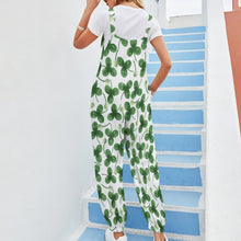 Lade das Bild in den Galerie-Viewer, Einzelbilddruck Damen / Frauen Overall mit Trägern zum Knoten Jumpsuit RP mit Fotos Muster Text Logo selbst gestalten und bedrucken
