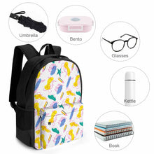 Lade das Bild in den Galerie-Viewer, Einzelbilddruck Rucksack Laptoprucksack Sportrucksack Schulrucksack Businessrucksack mit Taschen mit Fotos Muster Text Logo selbst gestalten und bedrucken
