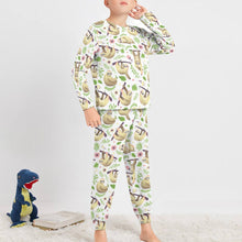 Lade das Bild in den Galerie-Viewer, Einzelbilddruck Schlafanzug Pyjama Kinder Jung JTZ mit Fotos Muster Text Logo selbst gestalten und bedrucken
