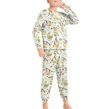 Lade das Bild in den Galerie-Viewer, Einzelbilddruck Schlafanzug Pyjama Kinder Jung JTZ mit Fotos Muster Text Logo selbst gestalten und bedrucken
