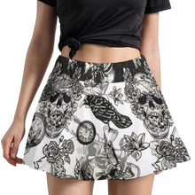 Lade das Bild in den Galerie-Viewer, Einzelbilddruck Voll Druck Damen / Frauen Sommer Elegant Hosenrock Kurz Mini Rock B550 mit Fotos Muster Text Logo selbst gestalten und bedrucken
