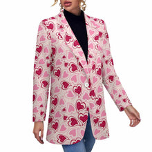 Lade das Bild in den Galerie-Viewer, Einzelbilddruck Voll Druck Damen / Frauen Sommerlicher Anzug Hosenanzug Casual Suit Elegant mit Fotos Muster Text Logo selbst gestalten und bedrucken
