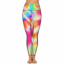 Lade das Bild in den Galerie-Viewer, Einzelbilddruck Yoga Hose Sport Leggings Sporthose Fitnesshose CE003 mit Fotos Muster Text Logo selbst gestalten und bedrucken
