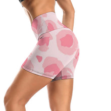 Lade das Bild in den Galerie-Viewer, Elegante Yoga Sporthose Kurz Yoga Biker Shorts Damen / Frauen Y10A Selbst Gestalten Und Bedrucken
