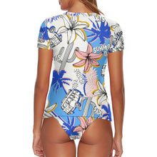 Lade das Bild in den Galerie-Viewer, FT5115 Badeanzug T-Shirt mit Slip Damen selbst gestalten und bedrucken
