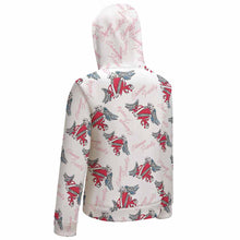 Lade das Bild in den Galerie-Viewer, FULL - ZIP HOODIE Kapuzensweatjacke Sweatjacke mit Reißverschluss und Taschen Voll-Druck BH1 für Damen Frauen mit Foto Muster Text selbst gestalten und bedrucken
