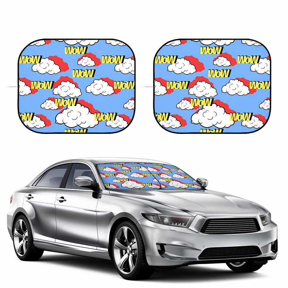 Auto Sonnenschutz Frontscheibe - Lustiger Hund Design Mit UV-Schutz