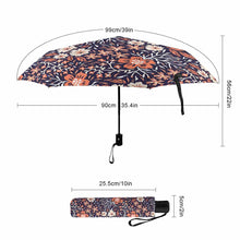 Lade das Bild in den Galerie-Viewer, Faltbarer Regenschirm 3-Falt Automatikschirm / Manual Taschenschirm mit Fotos Muster Text Logo selbst gestalten und bedrucken
