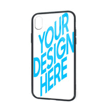 Lade das Bild in den Galerie-Viewer, Apple iPhone XR TPU Glas ausgezeichnete Handgefühl Handyhülle mit Foto selbst gestalten und bedrucken
