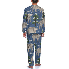 Lade das Bild in den Galerie-Viewer, Einzelbilddruck Herren Schlafanzug Pyjamas 2-tgl. Set mit Foto selbst gestalten und bedrucken
