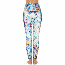 Lade das Bild in den Galerie-Viewer, Hochwertige Personalisierte Yoga Hose Leggings CE003 mit zwei Seitentaschen mit Fotos Muster Text Logo selbst gestalten und bedrucken
