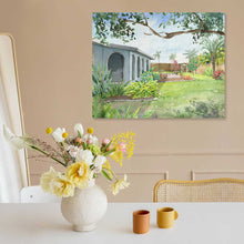 Lade das Bild in den Galerie-Viewer, Horizontale Version Leinwandbild Wandbild mit Fotos Muster Text Logo selbst gestalten und bedrucken
