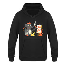 Lade das Bild in den Galerie-Viewer, Damen / Herren Paare Unisex Kapuzenpullover Hoodie / Sweatshirt mit Kapuze ( mit Taschen / Frontdruck / Pyrograph ) mit Foto selbst gestalten und bedrucken
