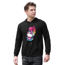 Lade das Bild in den Galerie-Viewer, Herren Kapuzenpullover Hoodie / Sweatshirt mit Kapuze mit Taschen / Frontdruck mit Foto Text selbst gestalten und bedrucken
