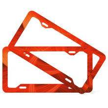 Lade das Bild in den Galerie-Viewer, Kennzeichenhalter / Auto Nummernschild Halterung / Kennzeichenrahmen mit Vier flache Löcher ( ein Paar ) mit Foto selbst gestalten und bedrucken
