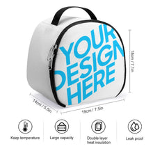 Lade das Bild in den Galerie-Viewer, Kinder Oxford Lunch Bag Kühltasche Lunchtasche A015 mit Tragegriff mit Foto / Text selbst gestalten und bedrucken
