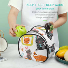 Lade das Bild in den Galerie-Viewer, Kinder Oxford Lunch Bag Kühltasche Lunchtasche A015 mit Tragegriff mit Foto / Text selbst gestalten und bedrucken
