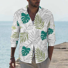 Lade das Bild in den Galerie-Viewer, Langarm Hemd Shirt mit Reverstasche AY007 mit Fotos Muster Text Logo selbst gestalten und bedrucken
