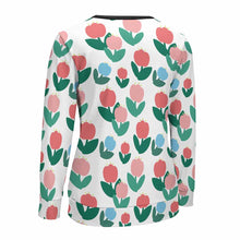 Lade das Bild in den Galerie-Viewer, Langarmshirt mit Rundhals NZ051 für Damen Frauen mit Foto selbst gestalten und bedrucken
