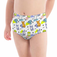 Lade das Bild in den Galerie-Viewer, Mädchen Panty / Short / Pant Slip Unterhose mit Fotos Muster Text Logo selbst gestalten und bedrucken
