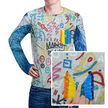 Lade das Bild in den Galerie-Viewer, Mehrbilddruck Longsleeve Shirt langarm mit Brusttasche ELREV2 für Herren / Männer mit Foto Muster Text Logo selbst gestalten und bedrucken
