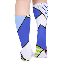 Lade das Bild in den Galerie-Viewer, Multi-Image-Design lange dicke Socken Strümpfe Damen / Herren mit Ihrem Design Motiv und Foto selbst gestalten und bedrucken
