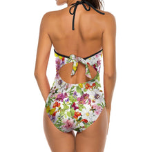 Lade das Bild in den Galerie-Viewer, Multi-Image-Druck Damen / Frauen Badeanzug Schwimmanzug One-piece Swimsuit mit Fotos Muster Text Logo selbst gestalten und bedrucken
