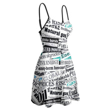 Lade das Bild in den Galerie-Viewer, Multi-Image-Druck Damen / Frauen Slingkleid Sommer Strandkleid NZ002 mit Fotos Muster Text Logo selbst gestalten und bedrucken
