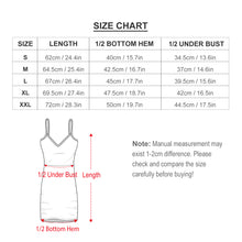 Lade das Bild in den Galerie-Viewer, Multi-Image-Druck Damen Slingkleid V Ausschnitt Babydoll Spaghettiträger Dress für Damen NZ006 mit Fotos Muster Text Logo selbst gestalten und bedrucken
